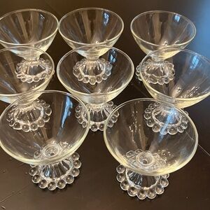 Anchor Hocking Champagne/Dessert Berwick Boopie Glasses Set of 8
